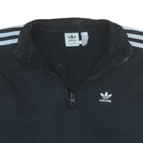 Womens UK Size 8 adidas Black Pullover Sweatshirt