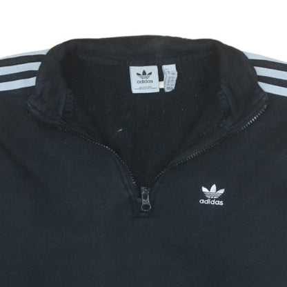 Womens UK Size 8 adidas Black Pullover Sweatshirt