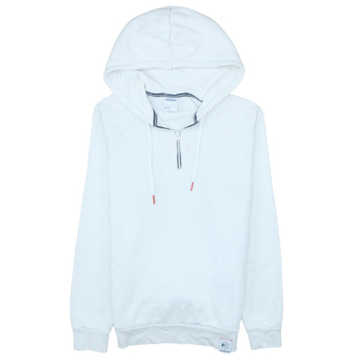 Mens UK Size M Reebok White Pullover Hoodie