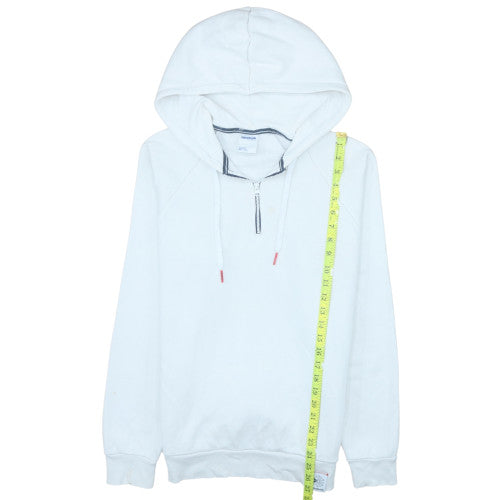 Mens UK Size M Reebok White Pullover Hoodie