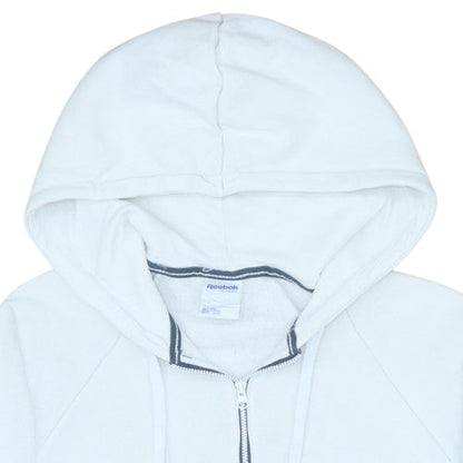 Mens UK Size M Reebok White Pullover Hoodie