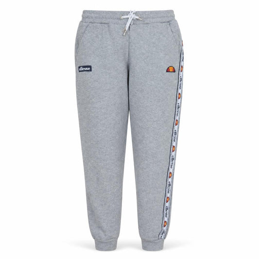 Ellesse Womens Grey Jogger Sweatpants UK 8 Cotton Blend Side Stripe