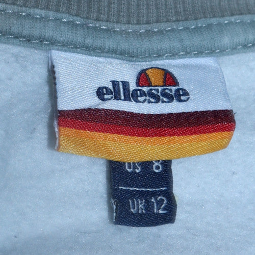 Womens UK Size 12 ellesse Grey Pullover Sweatshirt