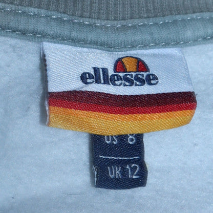 Womens UK Size 12 ellesse Grey Pullover Sweatshirt