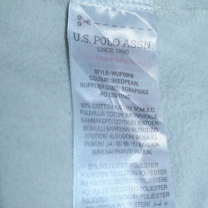 Womens UK Size M U.S. Polo Assn White Pullover Hoodie