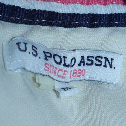 Womens UK Size M U.S. Polo Assn White Pullover Hoodie