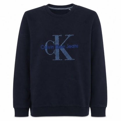 Mens UK Size XL Calvin Klein Blue Pullover Sweatshirt