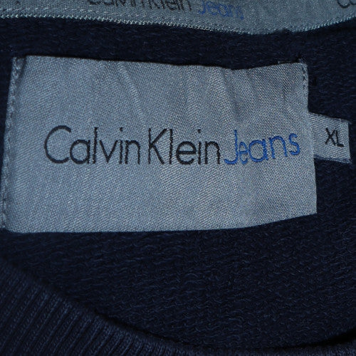 Mens UK Size XL Calvin Klein Blue Pullover Sweatshirt