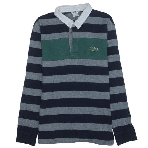 Mens UK Size XL Lacoste Blue Henley Sweatshirt