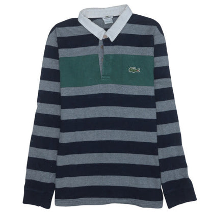 Mens UK Size XL Lacoste Blue Henley Sweatshirt