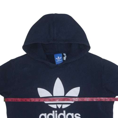 Mens UK Size L adidas Blue Pullover Hoodie