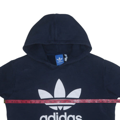 Mens UK Size L adidas Blue Pullover Hoodie