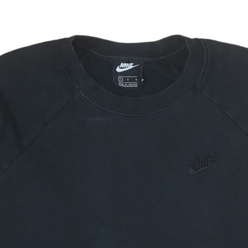 Mens UK Size L Nike Black Pullover Sweatshirt