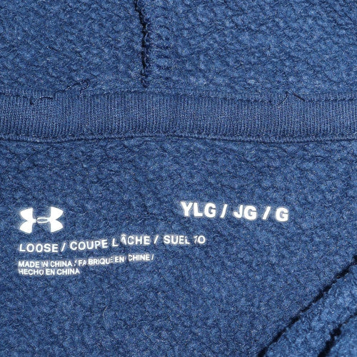 Teens UK Size 14 Under armour Blue Pullover Hoodie