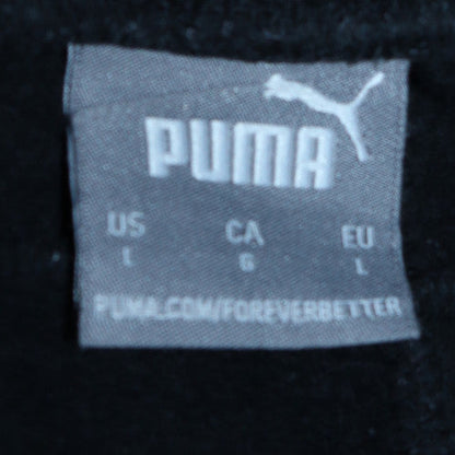 Mens UK Size L PUMA Regular Fit Jogger Black Trousers
