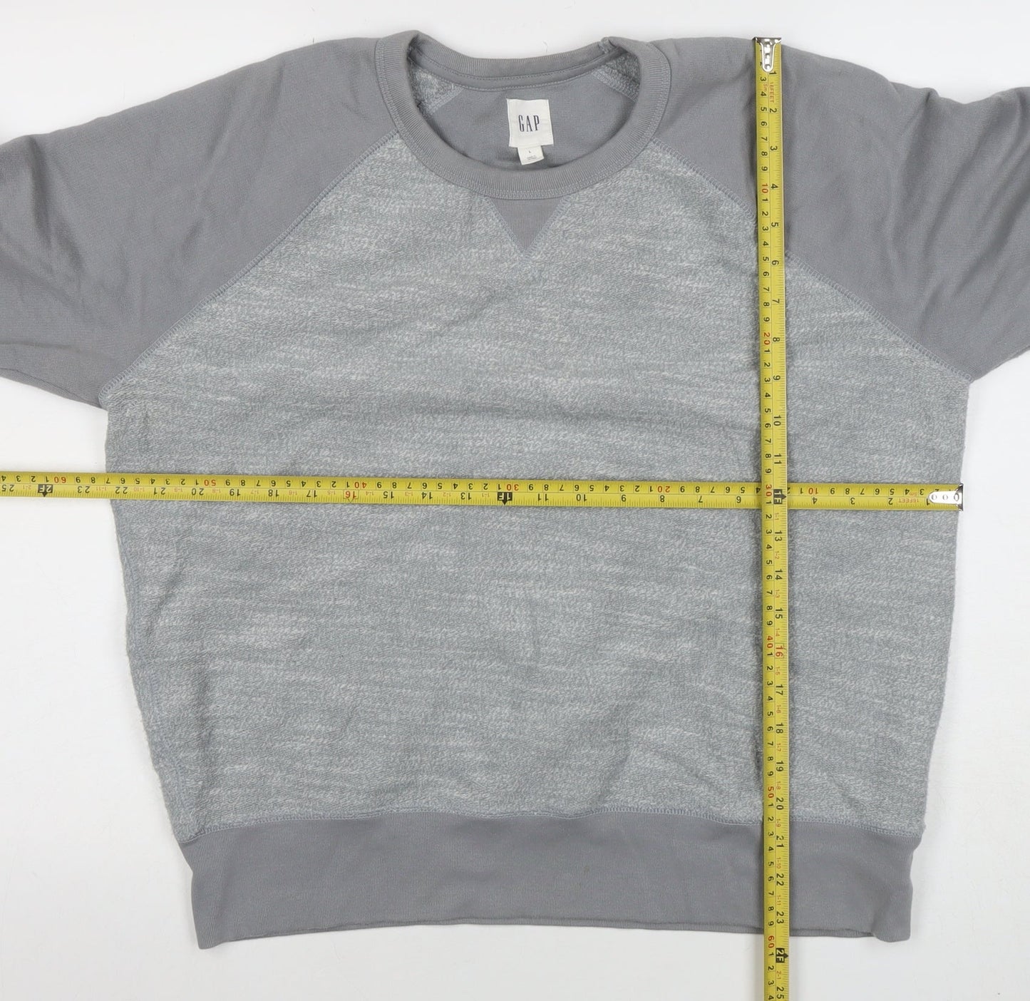 Mens UK Size L Gap Grey Pullover Sweatshirt