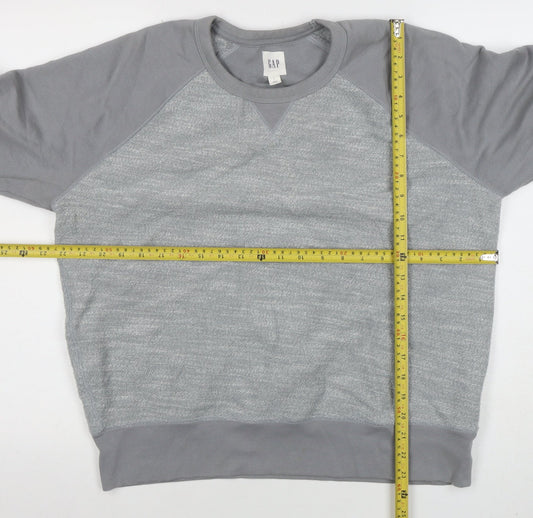 Mens UK Size L Gap Grey Pullover Sweatshirt