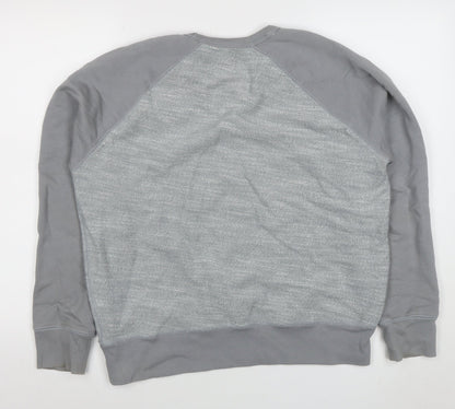 Mens UK Size L Gap Grey Pullover Sweatshirt
