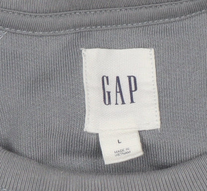 Mens UK Size L Gap Grey Pullover Sweatshirt