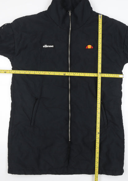 Womens UK Size 10 ellesse Black Puffer Jacket