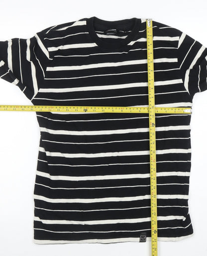 Womens UK Size 10 Pull & Bear Black Basic T-Shirt