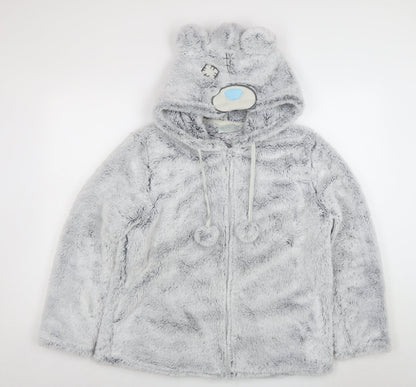 Womens UK Size 16-18 Me To You Grey Full Zip Hoodie