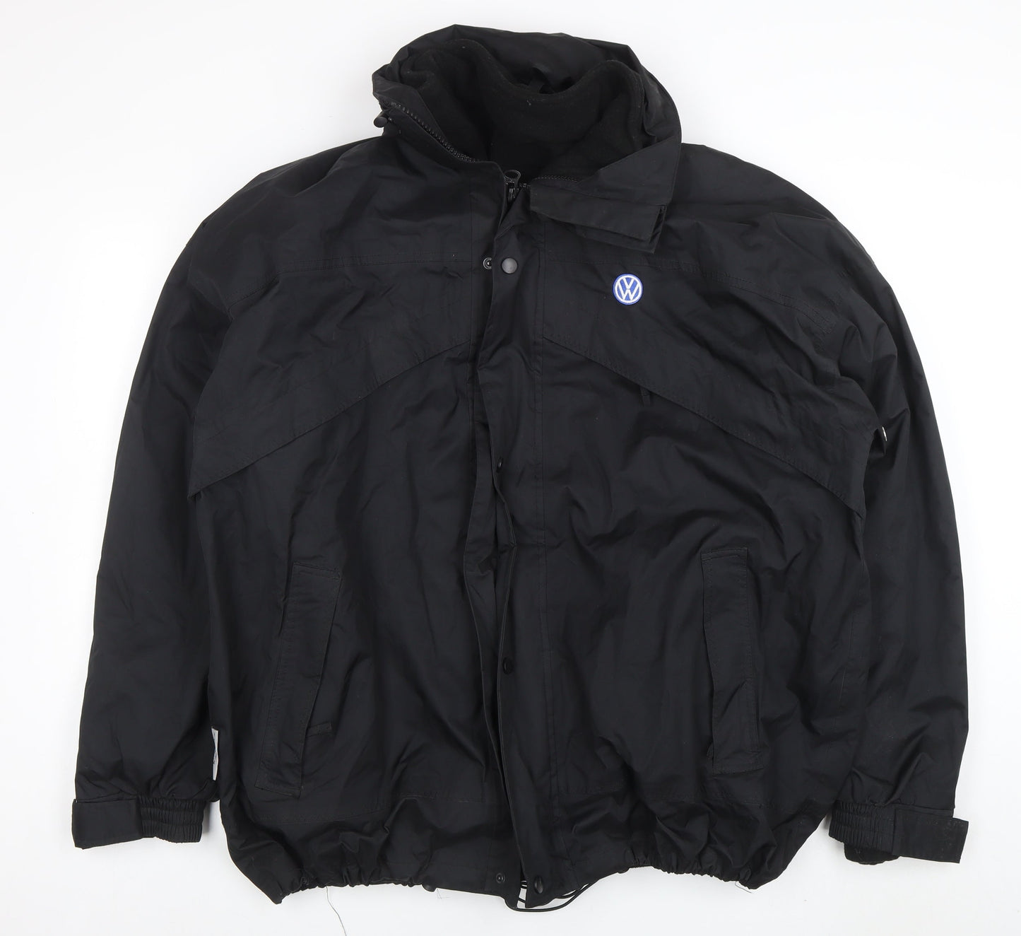 Mens UK Size XL Result Black Parka Coat