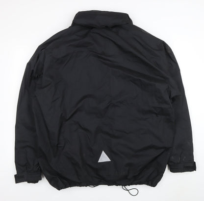 Mens UK Size XL Result Black Parka Coat