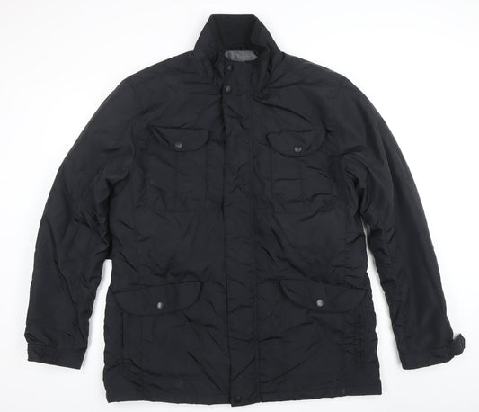 Mens UK Size XL BHS Black Parka Coat