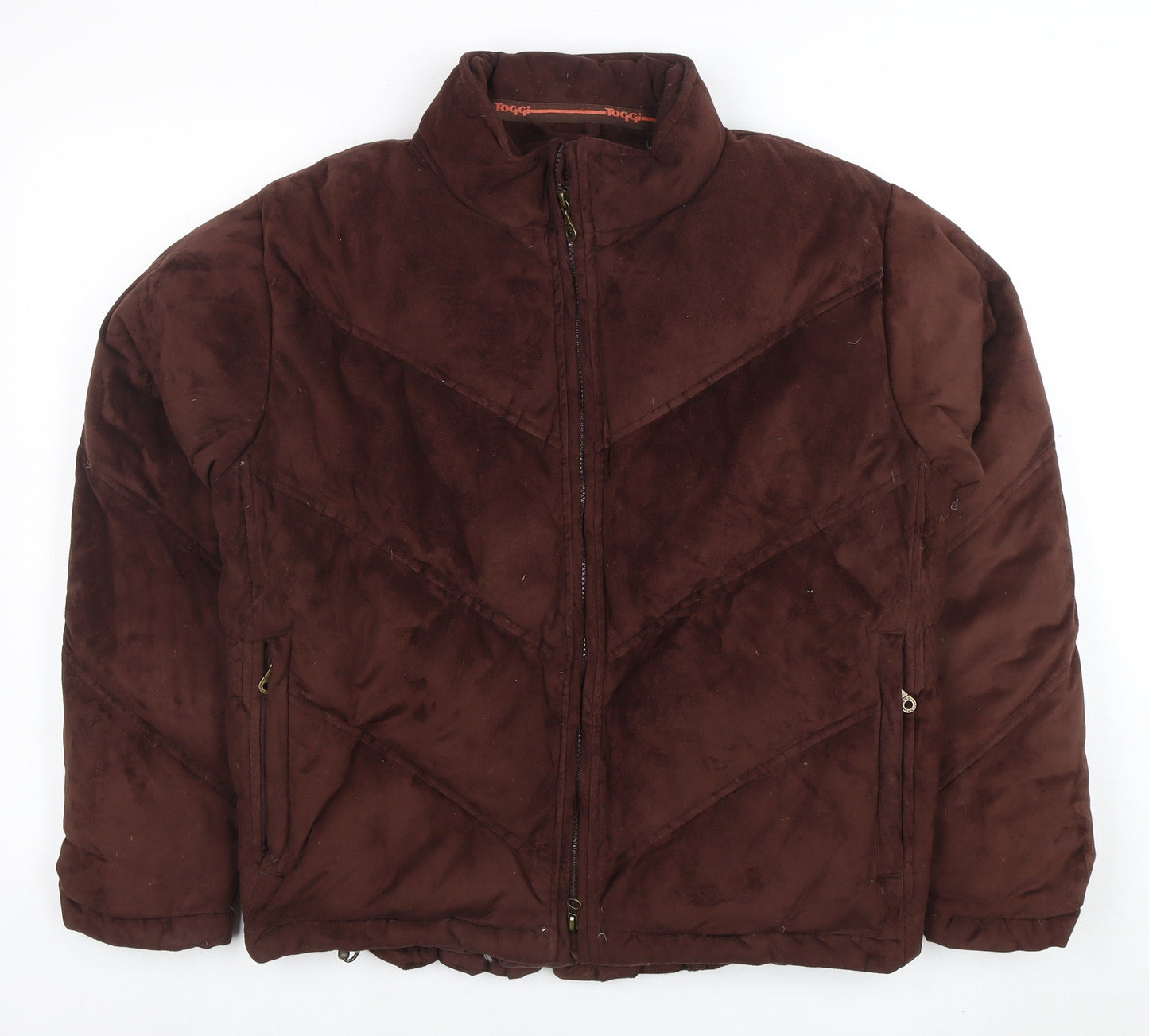 Womens UK Size L Toggi Brown Puffer Jacket