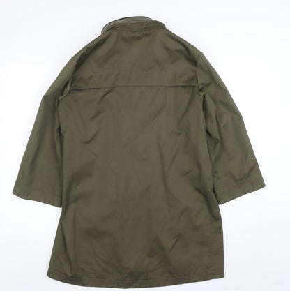 Womens UK Size L Axcent Green Parka Coat