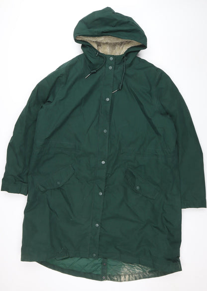 Womens UK Size 22 Seasalt Cornwall Green Rain Coat
