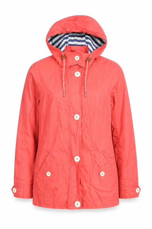 Womens UK Size 10 Maine New England Pink Rain Coat