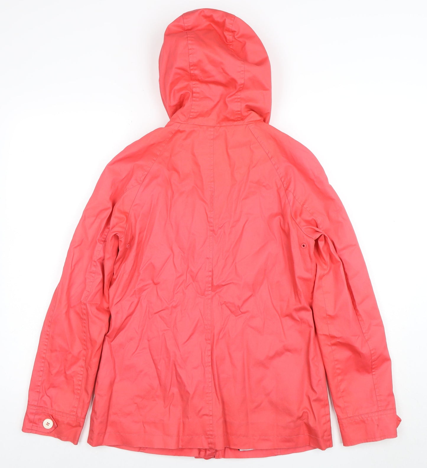 Womens UK Size 10 Maine New England Pink Rain Coat