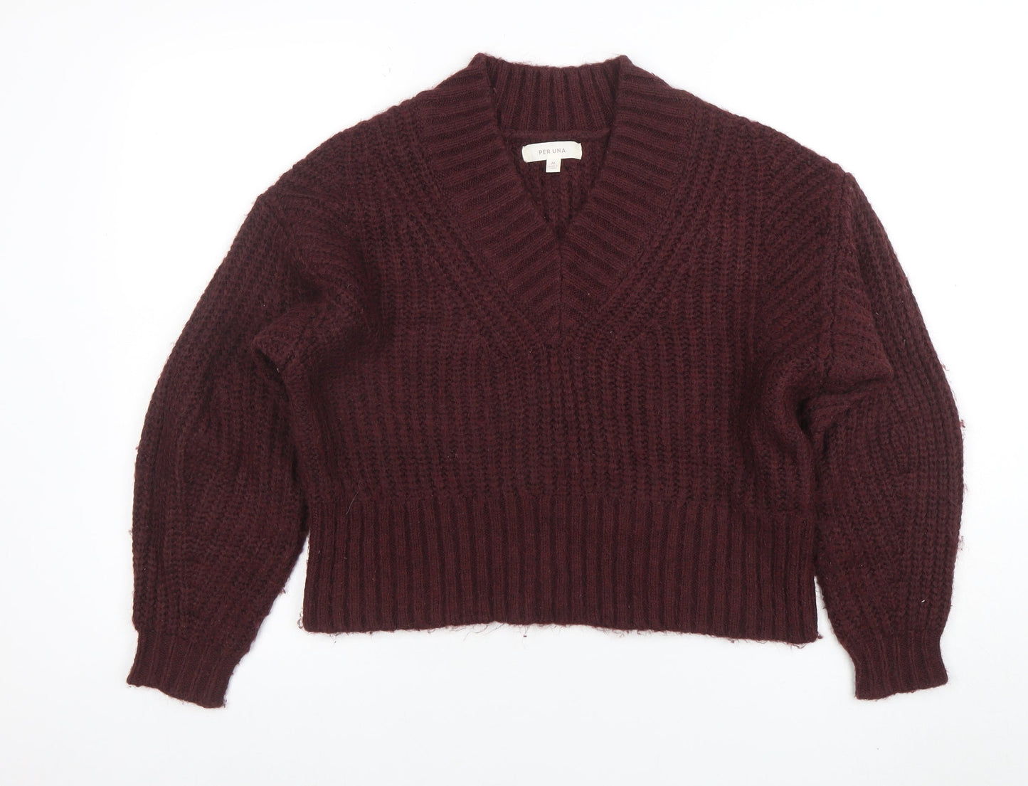 Womens UK Size M Marks and Spencer Brown Pullover Jumper