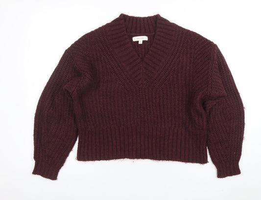 Womens UK Size M Marks and Spencer Brown Pullover Jumper