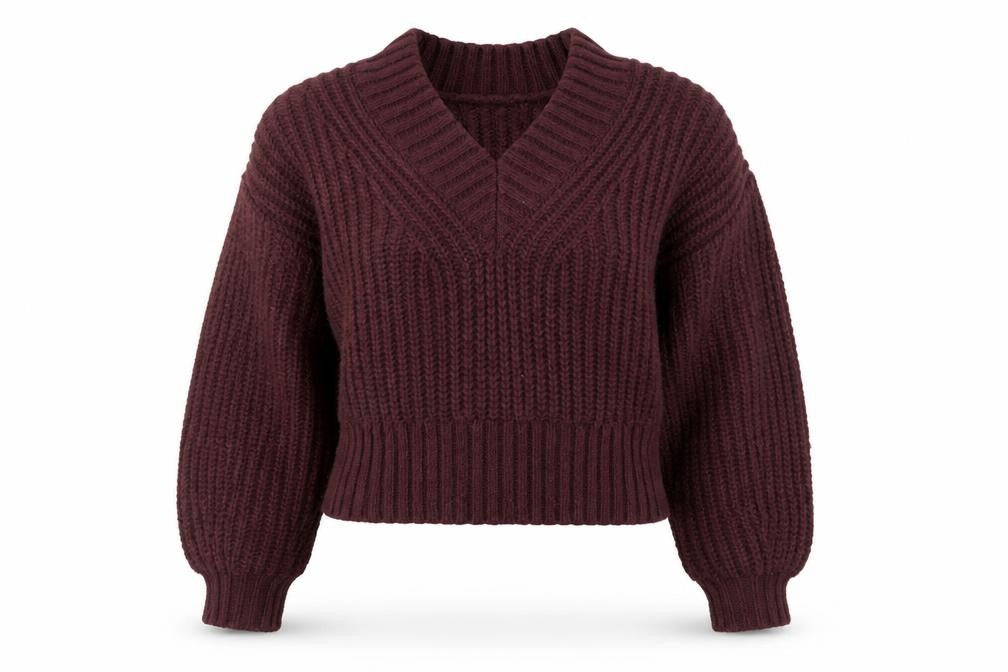 Womens UK Size M Marks and Spencer Brown Pullover Jumper