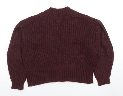 Womens UK Size M Marks and Spencer Brown Pullover Jumper