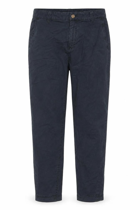 Tu Women Black 10S Chino Twill Stretch Tapered Trousers