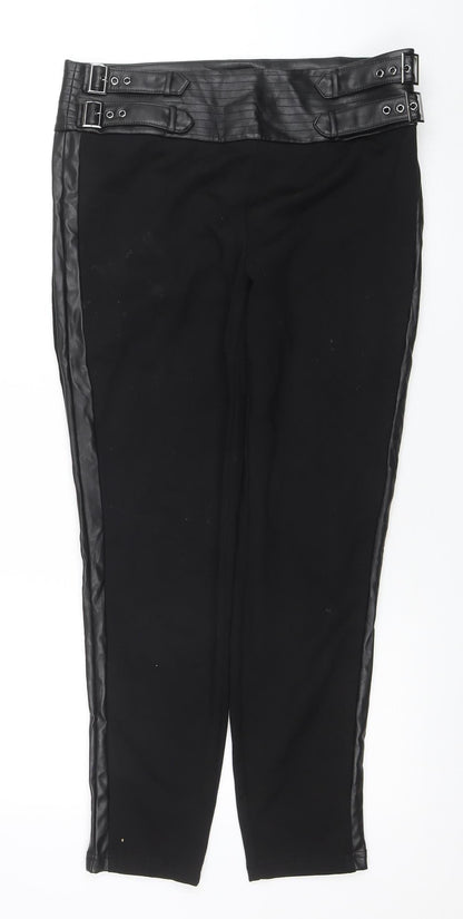 Womens UK Size 16 Rick Cardona  Leggings Black Leggings