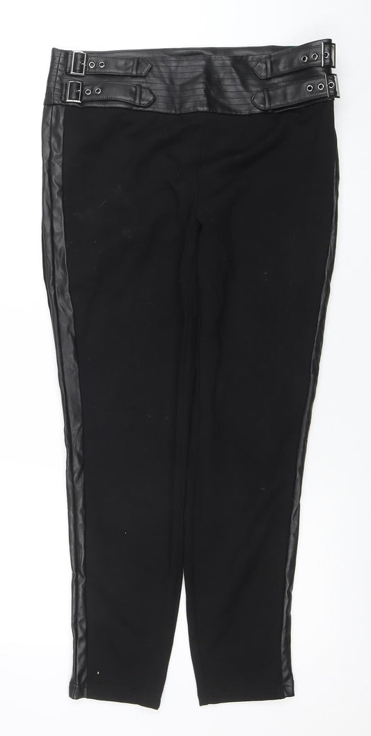 Womens UK Size 16 Rick Cardona  Leggings Black Leggings