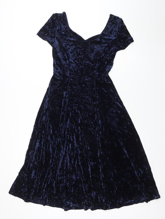 Womens UK Size 10 St Michael Fit & Flare Dress
