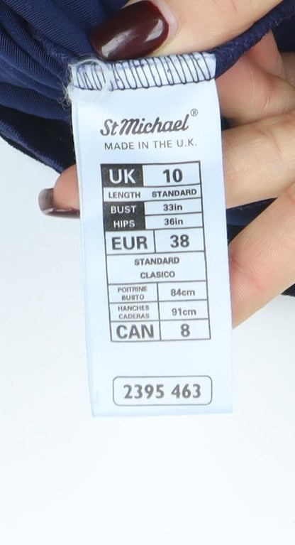 Womens UK Size 10 St Michael Fit & Flare Dress