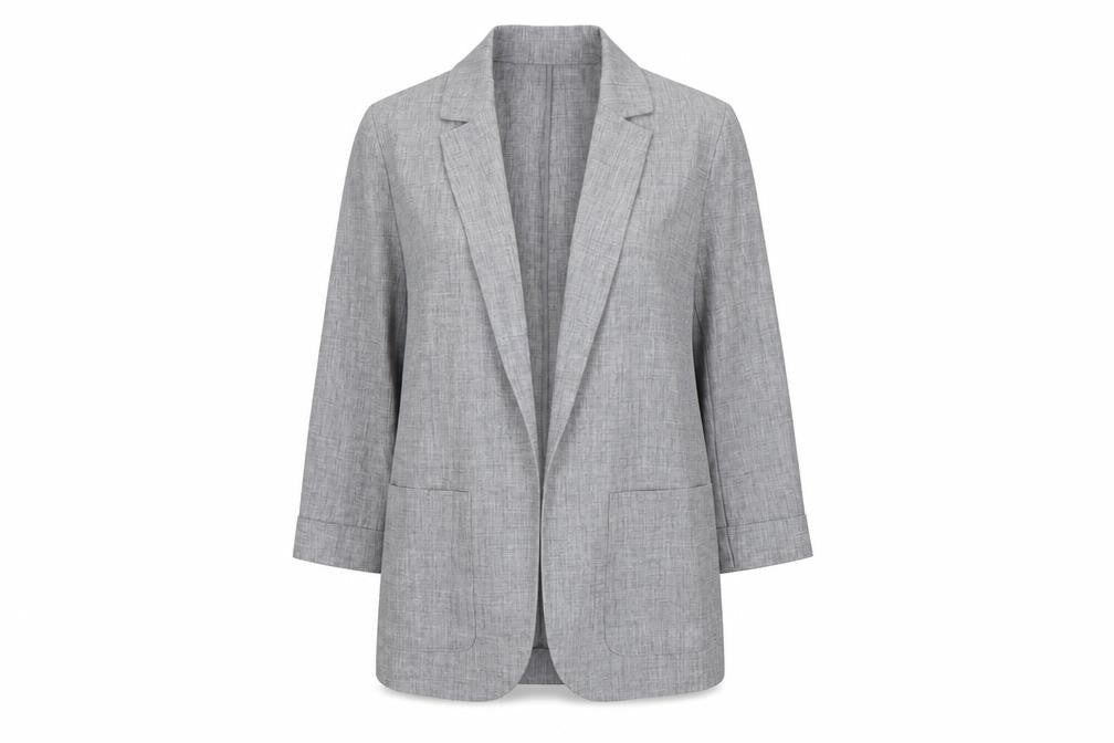 Womens UK Size 12 Marks and Spencer Regular Grey Blazer