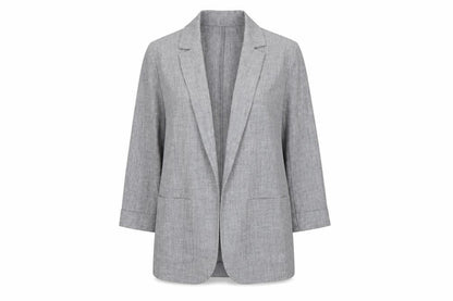 Womens UK Size 12 Marks and Spencer Regular Grey Blazer