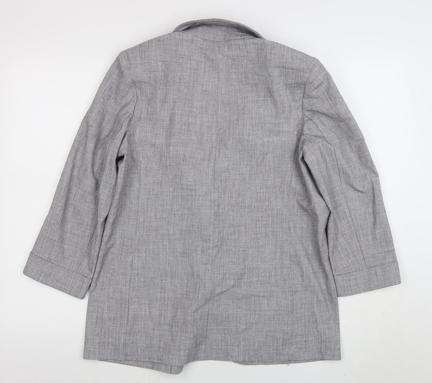Womens UK Size 12 Marks and Spencer Regular Grey Blazer