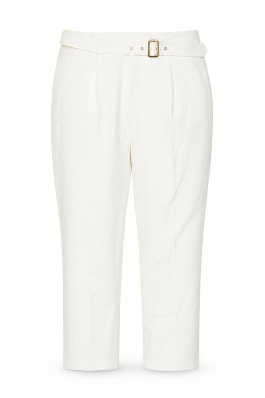 Womens UK Size 18 M&Co Regular Fit Business Casual Formal Ivory Trousers