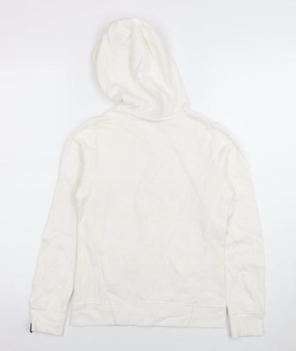 Girls UK Size 9-10 Years Nike White Pullover Hoodie