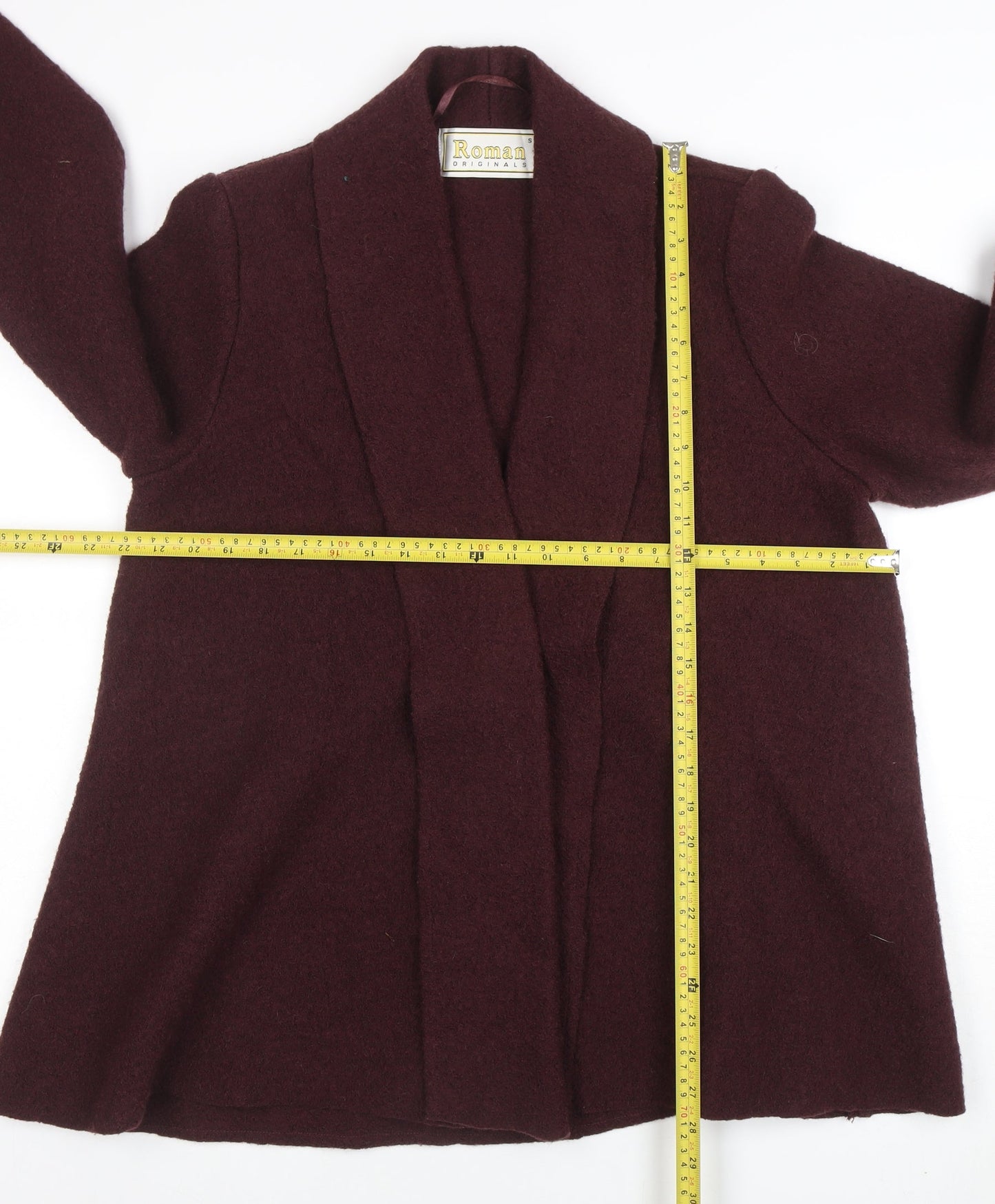 Womens UK Size S Roman Originals Brown Basic Jacket