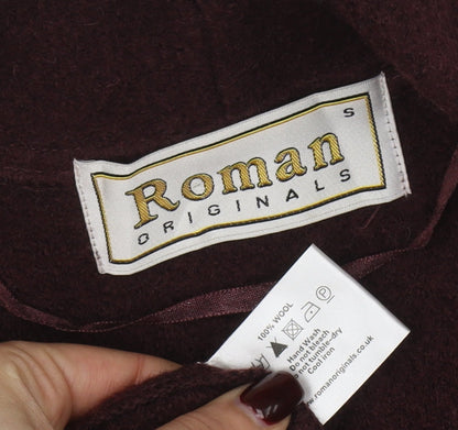 Womens UK Size S Roman Originals Brown Basic Jacket